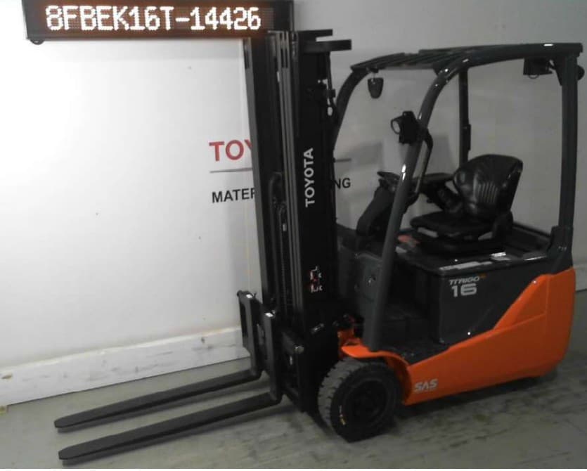 Chariot frontal électrique TOYOTA 8FBEK16T 2020 Reconditionné - Équipement professionnel d'occasion - Smart Reuse