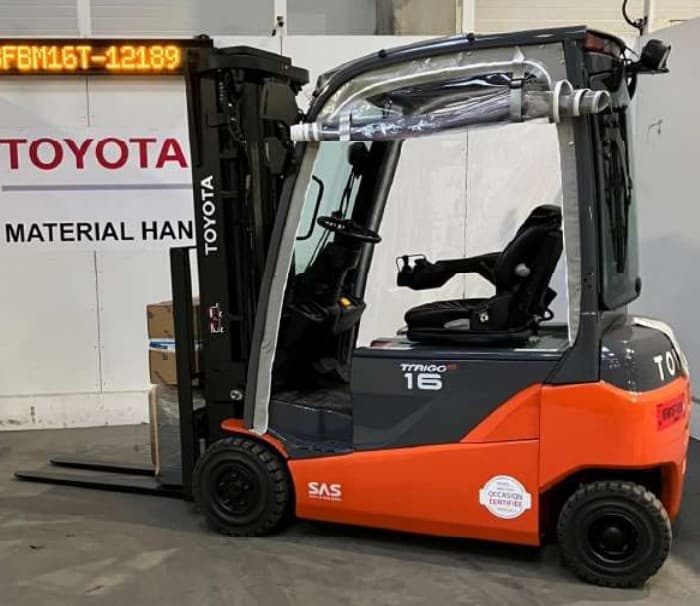 Chariot frontal électrique TOYOTA 8FBM16T 2020 Reconditionné - Équipement professionnel d'occasion - Smart Reuse