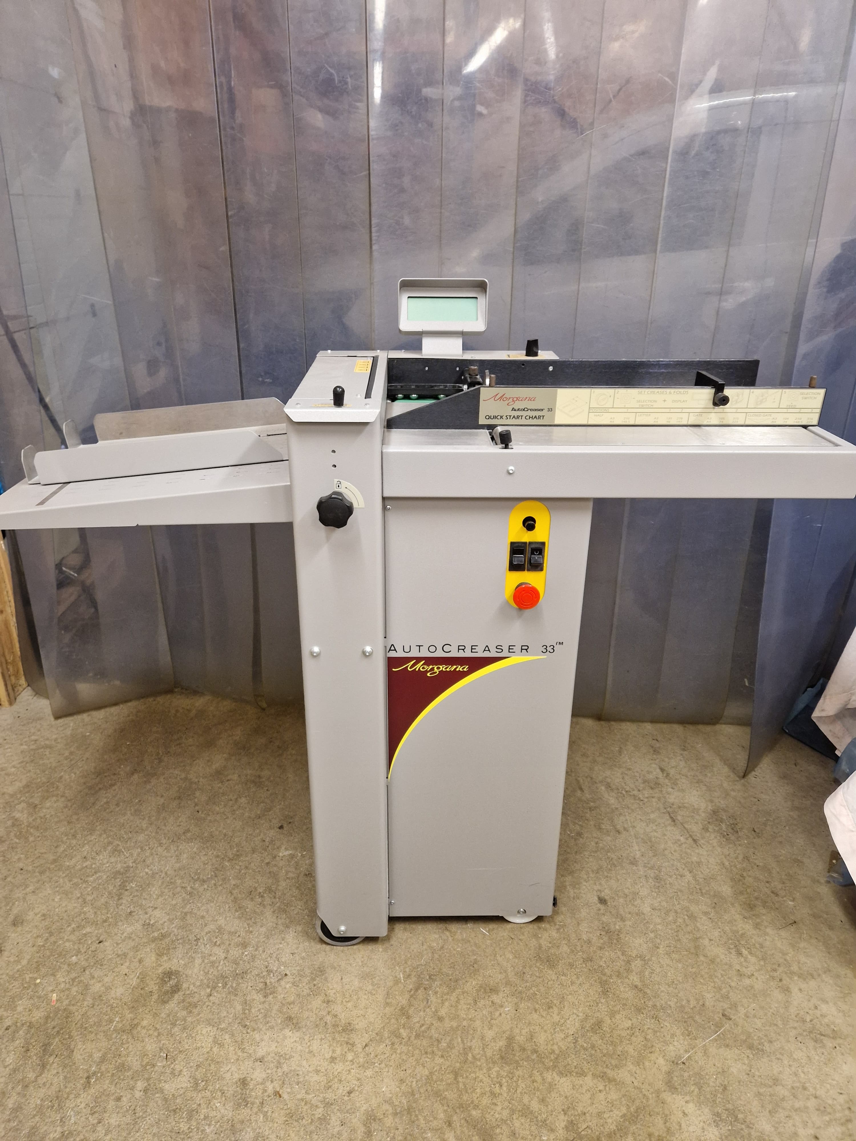 Raineuse MORGANA AUTOCREASER PRO 33 | Occasion - Équipement professionnel d'occasion - Smart Reuse
