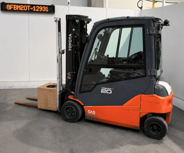 Chariot élévateur TOYOTA 8FBM20T – 2018 | Reconditionné - Équipement professionnel d'occasion - Smart Reuse