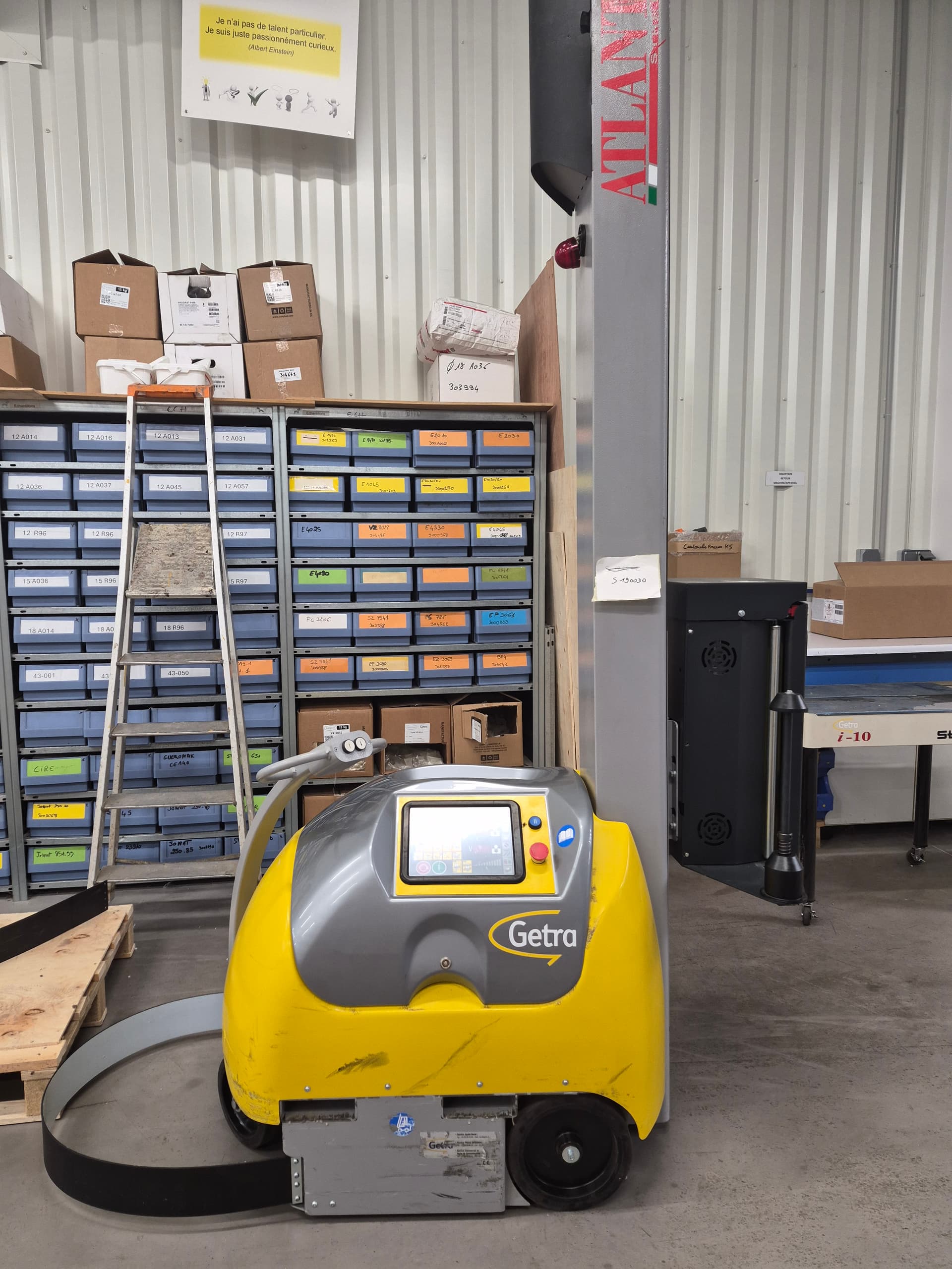 Robot filmeur de palette SFERA EASY PRS – 2019 | Reconditionné - Équipement professionnel d'occasion - Smart Reuse