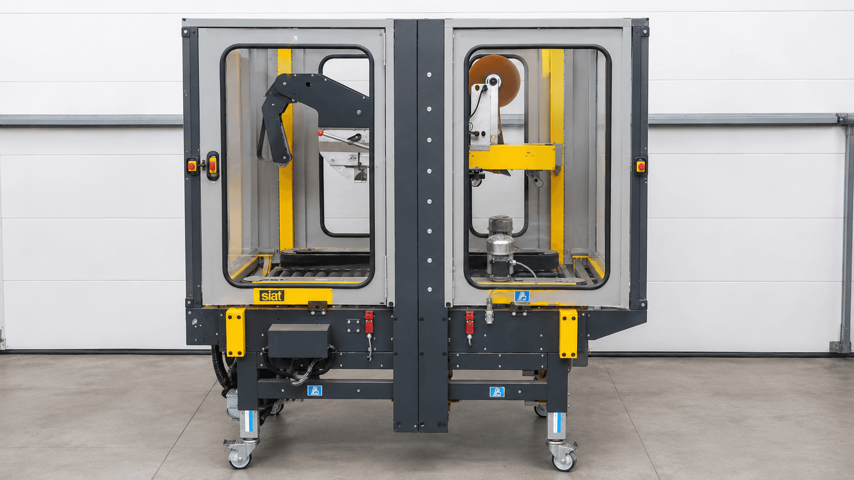 Scotcheuse/Fermeuse de caisses automatique SIAT Occasion - Équipement professionnel d'occasion - Smart Reuse