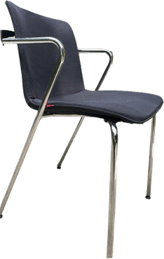 Chaise de réunion Gispen assise tissu bleu Gispen Occasion - Équipement professionnel d'occasion - Smart Reuse