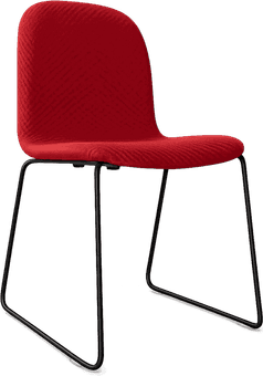 Chaise de réunion luge tissu rouge Occasion - Équipement professionnel d'occasion - Smart Reuse