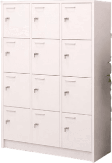 Casiers vestiaire 12 compartiments fermeture à code Occasion - Équipement professionnel d'occasion - Smart Reuse