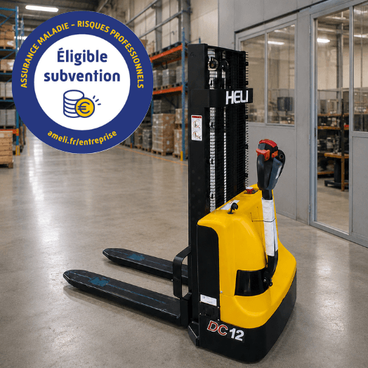 Gerbeur électrique compact HELI CDD 12 J 2026 Reconditionné - Équipement professionnel d'occasion - Smart Reuse