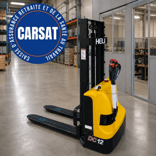 Gerbeur électrique compact HELI CDD 12 J 2026 Reconditionné - Équipement professionnel d'occasion - Smart Reuse
