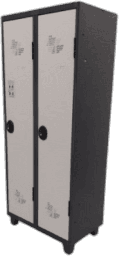 Vestiaire industrie salissante 2 cases 80x50 serrure à code Occasion - Équipement professionnel d'occasion - Smart Reuse