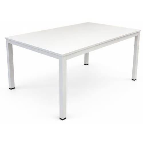 Bureau reconditionné - 120 x 80 cm - Pieds U - Blanc Reconditionné — matériel professionnel d'occasion reconditionné Smart Reuse