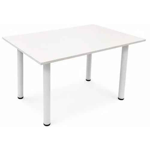 Table standard reconditionnée - 120 x 80 cm - Pieds U - Blanche Reconditionné — matériel professionnel d'occasion reconditionné Smart Reuse