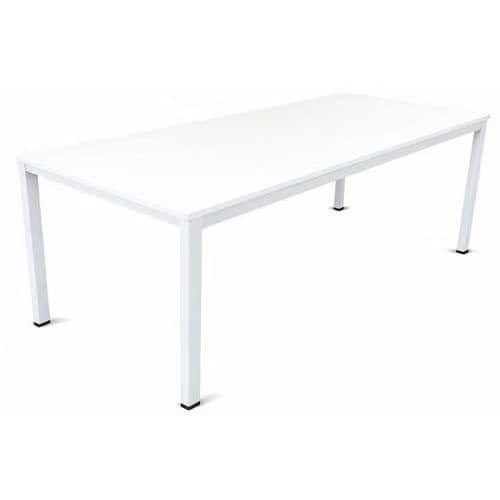 Bureau reconditionné - 180 x 80 cm - Pieds U - Blanc Reconditionné — matériel professionnel d'occasion reconditionné Smart Reuse