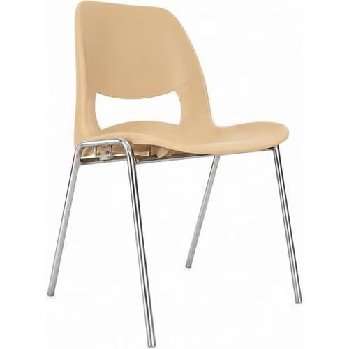 Chaise polyvalente reconditionnée - Polypropylène - Beige Reconditionné — matériel professionnel d'occasion reconditionné Smart Reuse