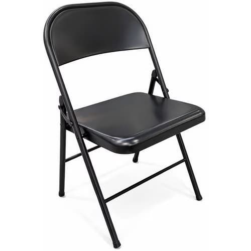 Chaise reconditionnée - Pliante - Noire Reconditionné — matériel professionnel d'occasion reconditionné Smart Reuse