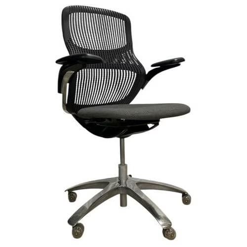Siège de bureau reconditionné Premium - Gris - Knoll Knoll Reconditionné — matériel professionnel d'occasion reconditionné Smart Reuse