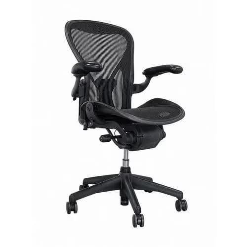 Siège de bureau reconditionné Premium - Herman Miller - Aeron Herman Miller Aeron Reconditionné — matériel professionnel d'occasion reconditionné Smart Reuse