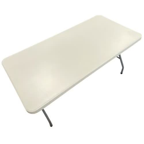 Table pliante reconditionnée - 153 x 76 cm - Beige Reconditionné — matériel professionnel d'occasion reconditionné Smart Reuse
