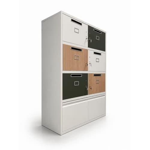 Vestiaire reconditionné - 2 colonnes - C+P Möbelsysteme C+P Möbelsysteme Reconditionné — matériel professionnel d'occasion reconditionné Smart Reuse