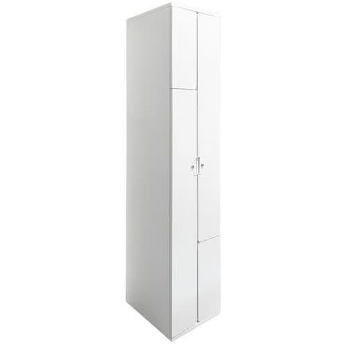 Vestiaire reconditionné - 1 colonne 2 cases - Portes en L Reconditionné — matériel professionnel d'occasion reconditionné Smart Reuse