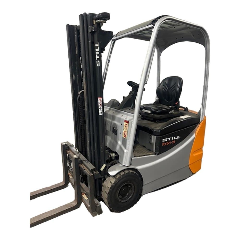 Chariot élévateur frontal électrique 3 roues Still RX50-15 2017 Occasion — matériel professionnel d'occasion reconditionné Smart Reuse