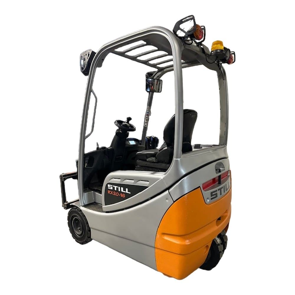 Chariot élévateur frontal électrique 3 roues Still RX20-16 2018 Occasion — matériel professionnel d'occasion reconditionné Smart Reuse