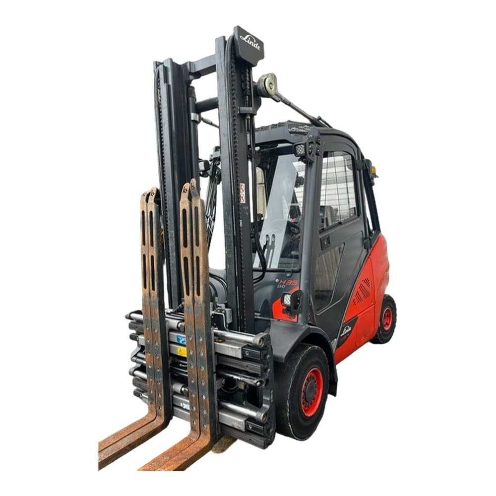 Chariot élévateur frontal gaz Linde H35T-02 2019 Occasion — matériel professionnel d'occasion reconditionné Smart Reuse