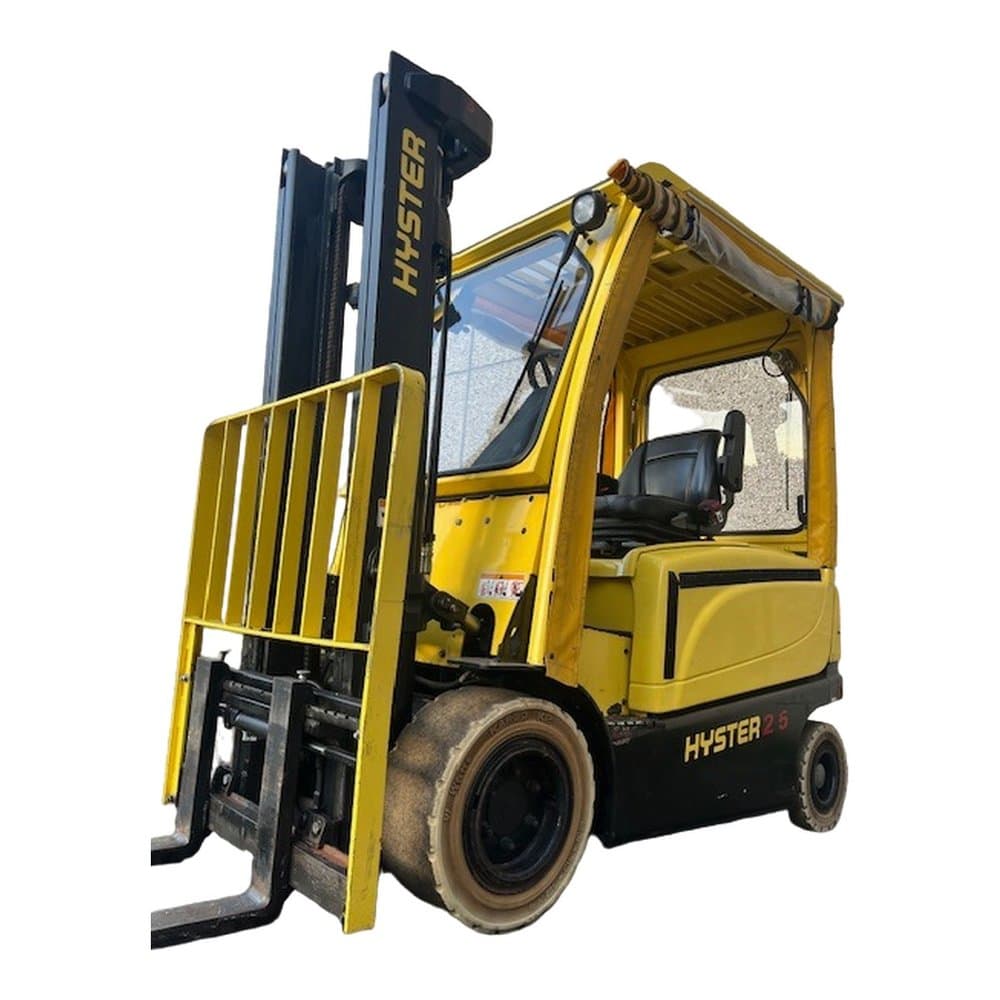 Chariot élévateur frontal électrique 4 roues Hyster J2.5XN 2014 Occasion — matériel professionnel d'occasion reconditionné Smart Reuse
