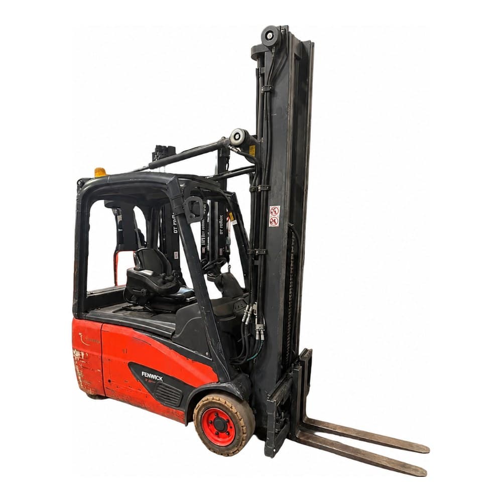 Chariot élévateur frontal électrique 3 roues Linde E16-02 2017 Occasion — matériel professionnel d'occasion reconditionné Smart Reuse