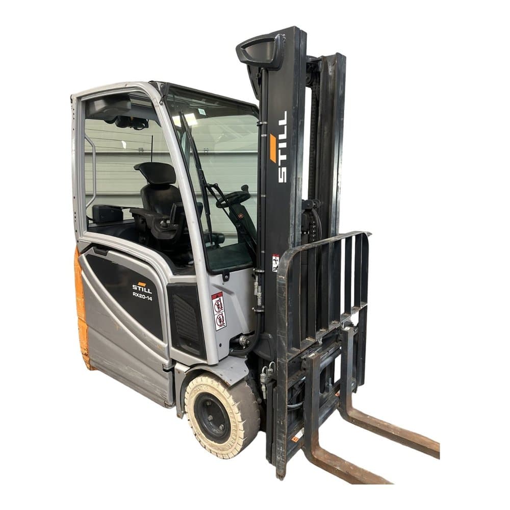 Chariot élévateur frontal électrique 3 roues Still RX20-14C 2018 Occasion — matériel professionnel d'occasion reconditionné Smart Reuse