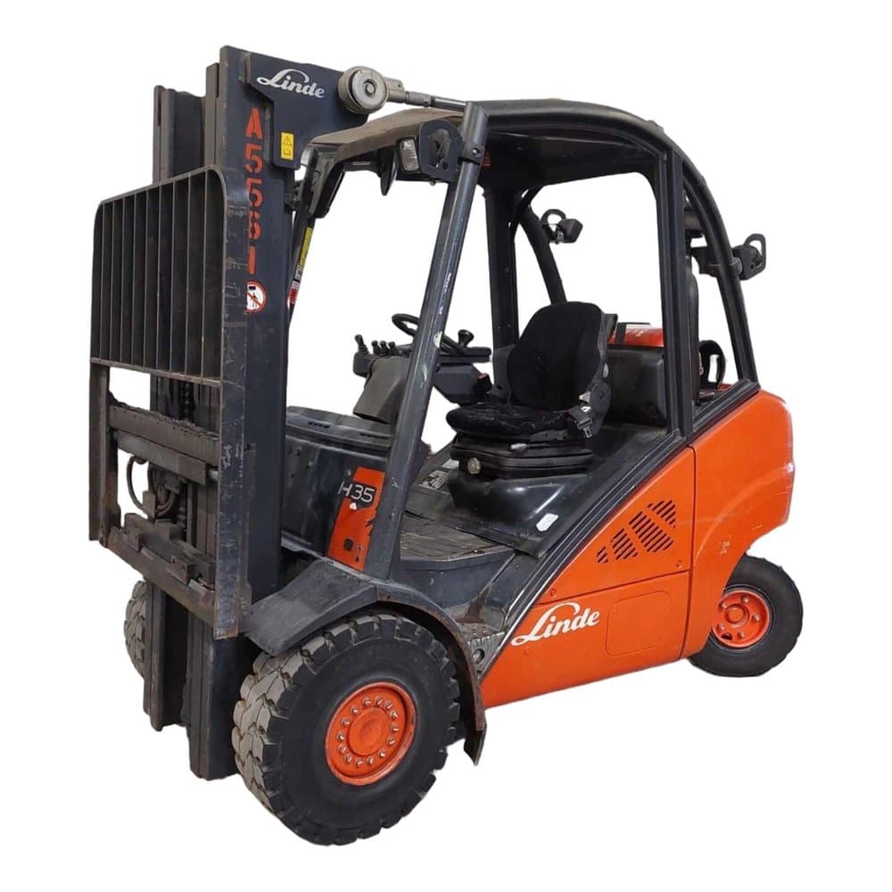 Chariot élévateur frontal gaz Linde H35T-01 2010 Occasion — matériel professionnel d'occasion reconditionné Smart Reuse