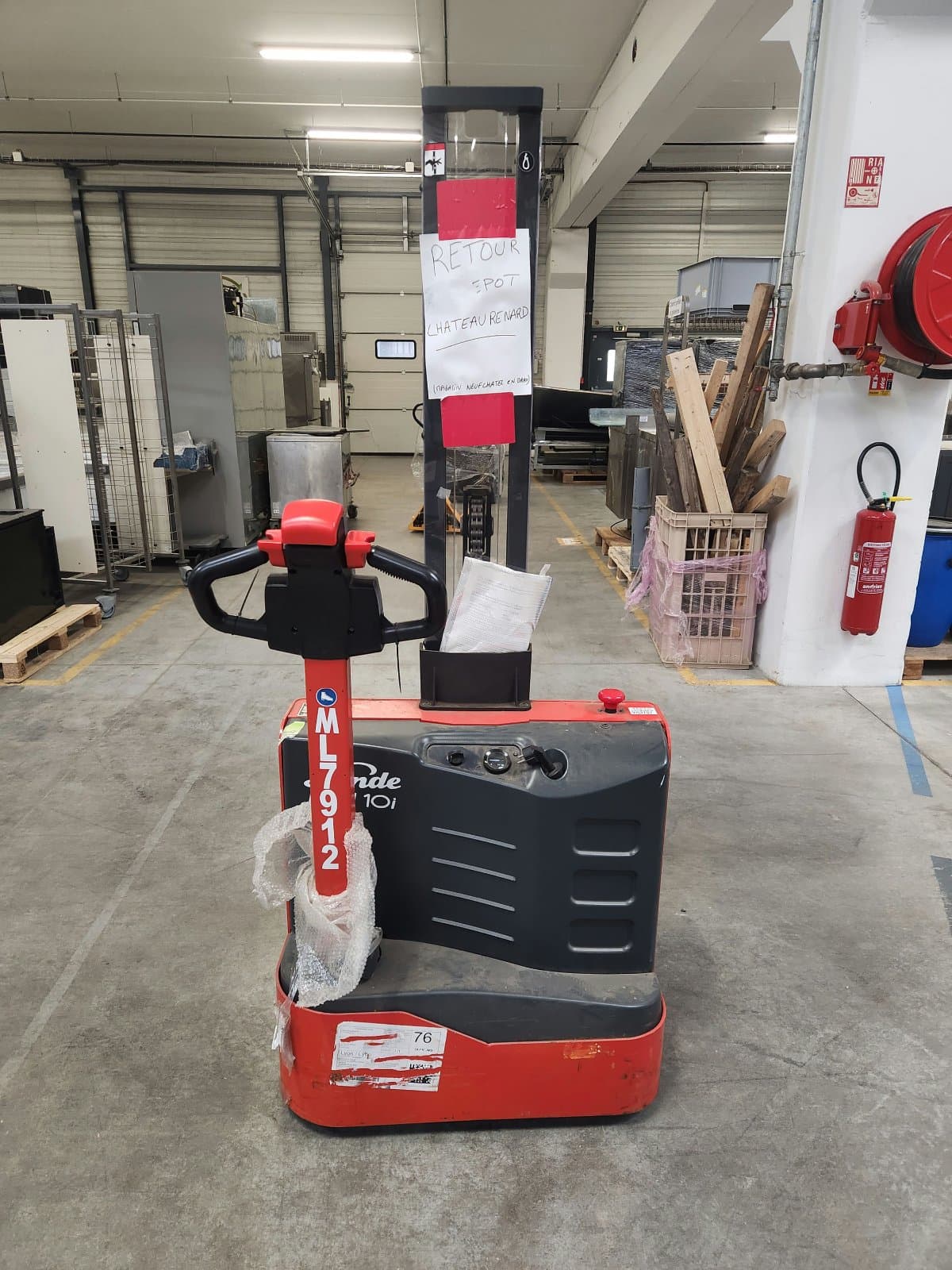 Gerbeur électrique accompagnant Fenwick MM10i 2021 Reconditionné — matériel professionnel d'occasion reconditionné Smart Reuse