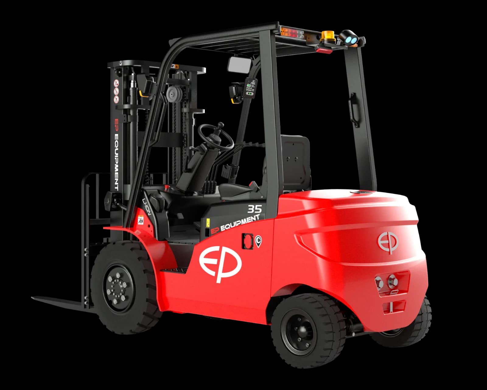 Chariot élévateur électrique lithium 3,5 t triplex 4,8 m réf AF83974 EP EFL353-P 2026 Neuf — matériel professionnel d'occasion Smart Reuse